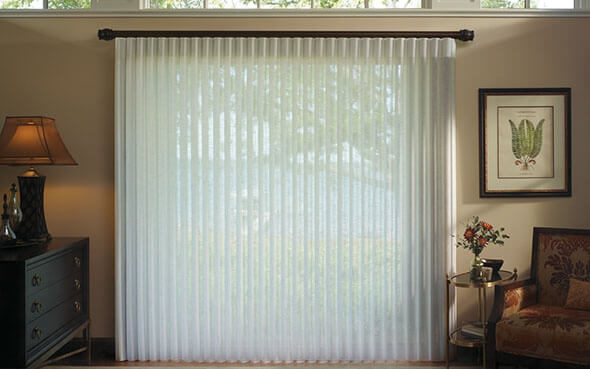 luminette vertical drapery fabrics light-control privacy translucent sheers softrak