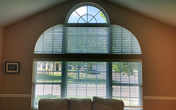 white stained painted everwood wood blinds classic high traffic humidity moisture anti-bend anti-yellow anti-fade blinds greenguard certified