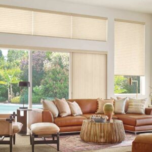 Sonnette® shades in a beautiful living room
